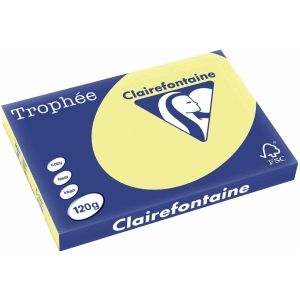 Clairefontaine gekleurd papier citroengeel 120 grams A3 (250 vel)
