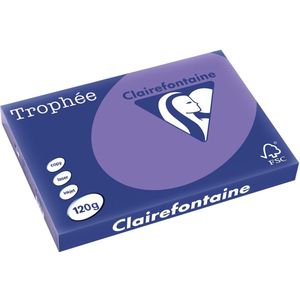 Clairefontaine - Trophée - Gekleurd Papier - A3 - 120 g/m² - Violet - 250 Vellen