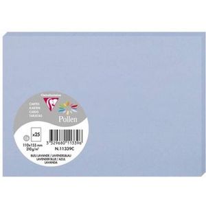 Clairefontaine Karte Pollen C6 210g VE=25 Stück kirschrot