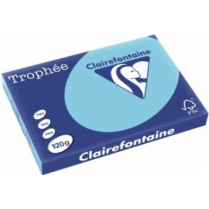 Clairefontaine gekleurd papier helblauw 120 g/m² A3 (250 vellen)