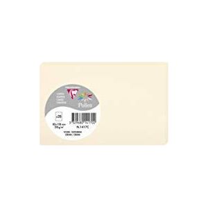 10 x Clairefontaine Karte Pollen 82x128mm 210g VE=25 Stück elfenbein