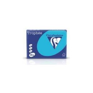 5 x Clairefontaine Kopierpapier Trophee Pastell A4 80g/qm eisblau VE=5