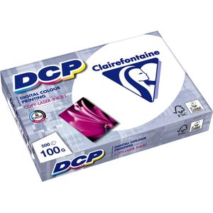 Clairefontaine Laser- /Inkjetpapier DCP A4 210x297mm 100g/qm weiß VE=5