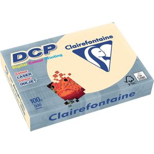 Clairefontaine - DCP Papier - A4 - Ivoor - 100 g/m² - Pak van 500 Blad