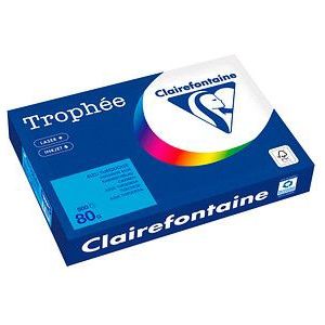 Clairefontaine Kopierpapier Trophée karibischblau DIN A3 80 g/qm 500 Blatt
