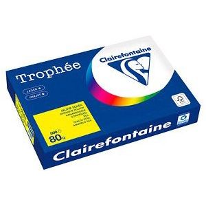 Clairefontaine Gekleurd papier Zonnegeel 80 grams A3 (500 vel)
