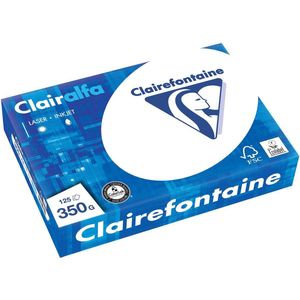 Clairefontaine - Clairalfa - A4 Papier - Wit - 350 Gram - 125 Vel