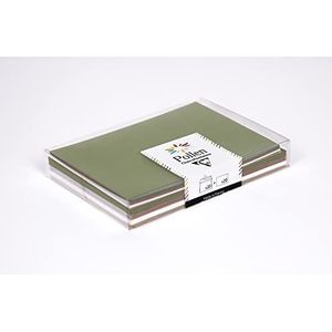 Clairefontaine 20916C – Set van 20 enveloppen + 20 kerstkaarten, polarfleece – enveloppen formaat C6 (11,4 x 16,2 cm) – kaarten formaat 11 x 15,5 cm – pollen – thema Kerstmis natuur – 4 kleuren