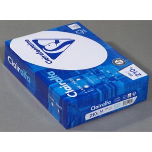 Clairefontaine - Clairalfa Presentatiepapier - A4 - Wit - 210 g - Pak van 250 vel