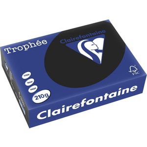 Clairefontaine - Trophee - Gekleurd Papier - Zwart - FSC®-gecertificeerd - A4
