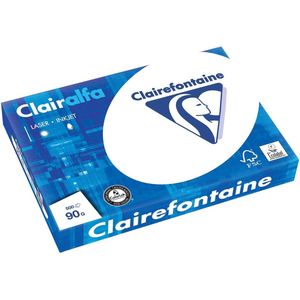 Clairefontaine Clairalfa presentatiepapier A3, 90 g, pak van 500 vel 5 stuks