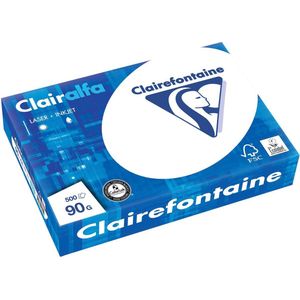 5 x Clairefontaine Kopierpapier Clairalfa A4 90g/qm weiß VE=500 Blatt
