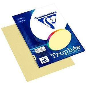 Clairefontaine Gelb A4 Farbiges Papier 80 g/m² (100 Blatt)