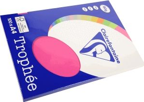 Clairefontaine Fuchsia A4 Farbiges Papier 80 g/m² (100 Blatt)