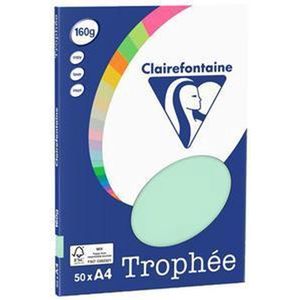 Clairefontaine Trophée - Groen - Kopieerpapier- A4 160 Gram - 100 Vellen