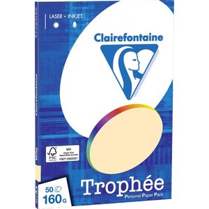 Clairefontaine Trophée - Chamois - Kopieerpapier- A4 160 gram - 50 vellen