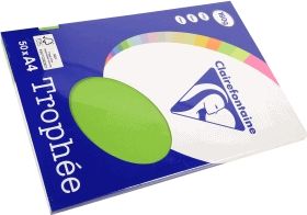 Clairefontaine Grasgrün A4 Farbiges Papier 160 g/m² (50 Blatt)