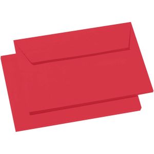 Clairefontaine Briefumschlag C6 120g/qm kirschrot VE=20 Stück