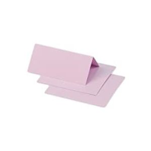Clairefontaine 75013C – verpakking met 25 plaatskaarten – formaat 8,5 x 8 cm – 210 g/m² – kleur: roze – uitnodiging voor evenementen en correspondentie – Pollen-serie – premium papier glad