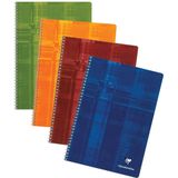 Clairefontaine Spiraalblok A4, Geruit 5 mm, Blauw
