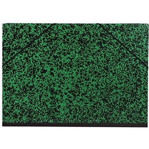 Clairefontaine - Ref 93245C - Annonay Art Folder - A4-formaat, elastische bandsluiting, 30mm rug, witte papieren voering, zuurvrij - geschikt voor het vervoeren van kunstwerken, groen