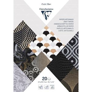 Clairefontaine Craft papers black A4 95098
