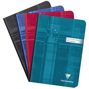 Agenda - Clairefontaine - Lijnen 8 mm - Paars - PEFC-gecertificeerd