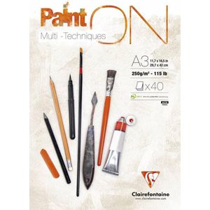 Painton Mixmedia - Blok - 250 gr - 40 Blad - Wit | 3329680965360 | Verf