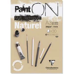 Paint On Multi-Techniques Naturel A3 42 x 29.7 cm 250g/m2 30 Sheets