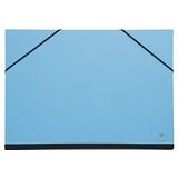 Clairefontaine 144707C – een tekenkarton met elastische sluiting, 37 x 52 cm, turquoise