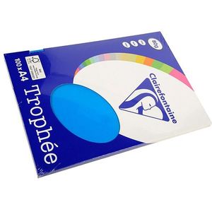 Clairefontaine - Gekleurd Papier - Caribbean Blauw - 80 g/m² - 100 Vellen