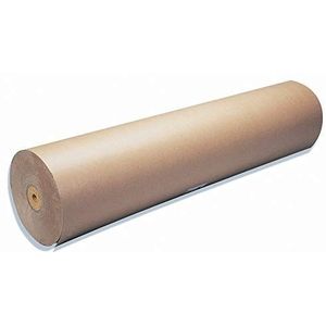 Clairefontaine - Ref 395771C - Kraftpapierrol (enkele rol) - 10 x 1m formaat, 60gsm papier, zuurvrij, pH-neutraal - Geschikt voor schilderen en tekenen - Bruin