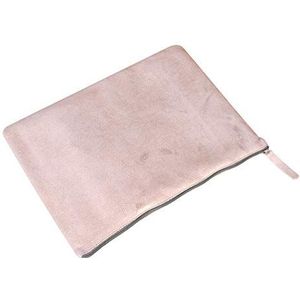 Clairefontaine 400048C platte tas echt leer koper, roze (koper), 32 cm, pennenetui