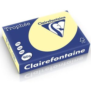 Clairefontaine - A4 - Papier - Geel - 160 gr. - 250 vel