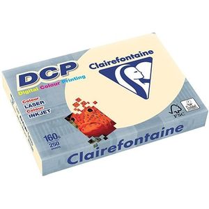 Clairefontaine Printpapier - DCP - A4 - 160 g - Ivoor Wit - 250 vel - 4 pakken