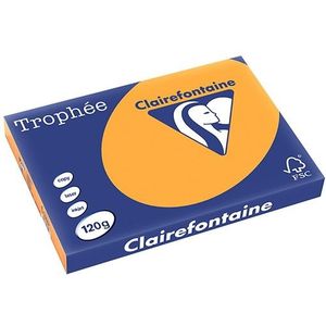 Clairefontaine gekleurd papier oranje 120 g/m² A3 (250 vellen)