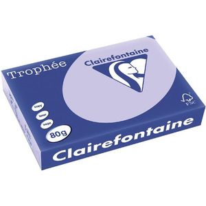 Kopieerpapier Trophee A4 80gr Lila - Pak A 500 Vel - 5 Stuks