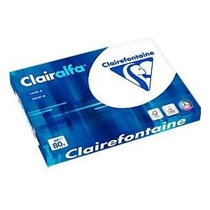 Clairefontaine - Clairalfa - Kopieerpapier - Wit - A3, 80gr, 500 Vel, Ecolabel, FSC-gecertificeerd, ColorLok Technologie