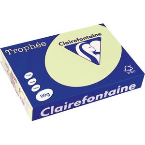 Clairefontaine - Gekleurd Papier - Lichtgroen - 80 g/m² - 500 Vellen