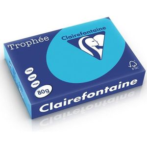 Clairefontaine - Gekleurd Papier - Koningsblauw - A4 - 80 gr. - 500 vel
