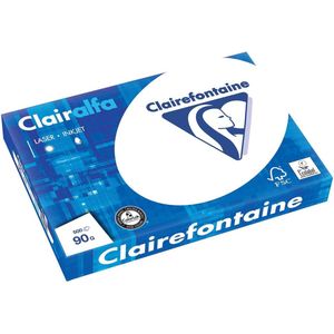 Kopieerpapier clairefontaine clairalfa a3 90gr wt | 5 stuks
