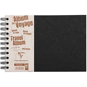 5 x Clairefontaine Reisealbum A5 Agebag liniert/blanko 40+40 Blatt sch