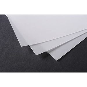 Clairefontaine 975123C kalkpapier, 100 vellen, zeer transparant, A4, 21 x 29,7 cm, 180 g, ideaal voor technische tekeningen
