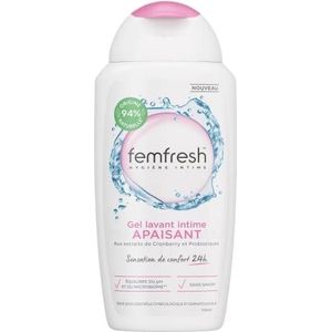Femfresh - Lavant intieme rustgevende gel, met extracten van cranberry en probiotica, comfortgevoel 24 uur – 250 ml