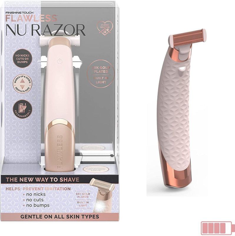 Flawless Nu Razor – pijnloos scheren – shaper – oplaadbaar via USB – scheerapparaat - scheren