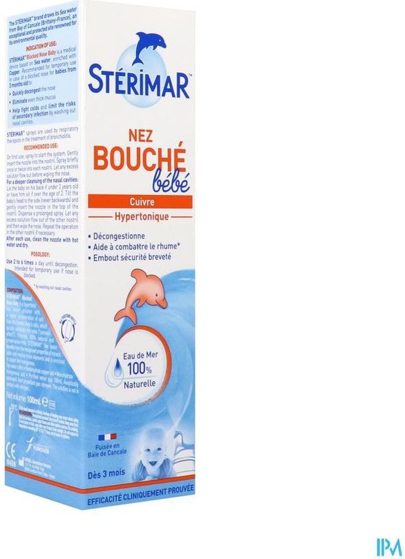 Sterimar - Hypertone Neusspray - Zeewater - 100 ml