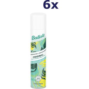 6x Batiste Droogshampoo 200 ml Original classic fresh