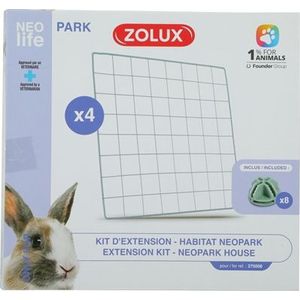 Zolux neolife neopark konijn uitbereidingsset gaaspanelen