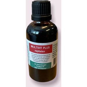 Dierendrogist Multivit plus druppels - Reptielen - 50 ml