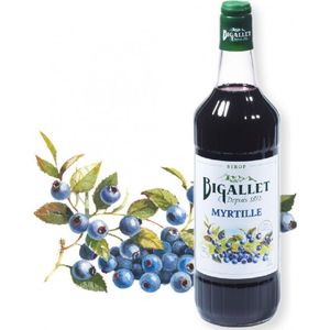 Bigallet Myrtille (Bosbes) traditionele siroop - 1 liter